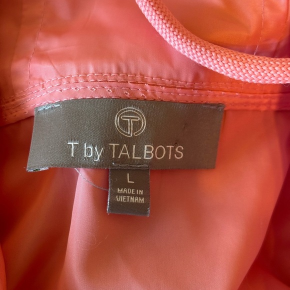 Talbots Vibrant Coral Hooded Jacket - Picture 2 of 9